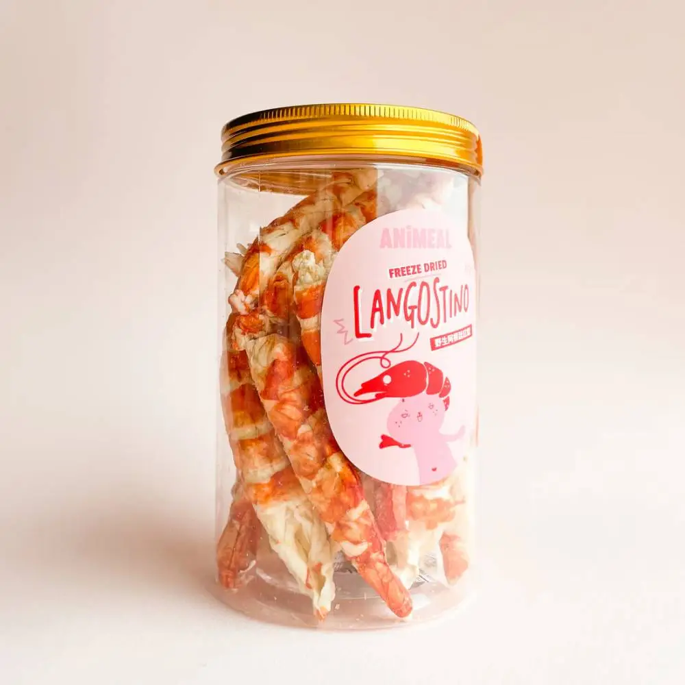 Animeal 凍乾野生阿根廷紅蝦-高透樽裝 100g