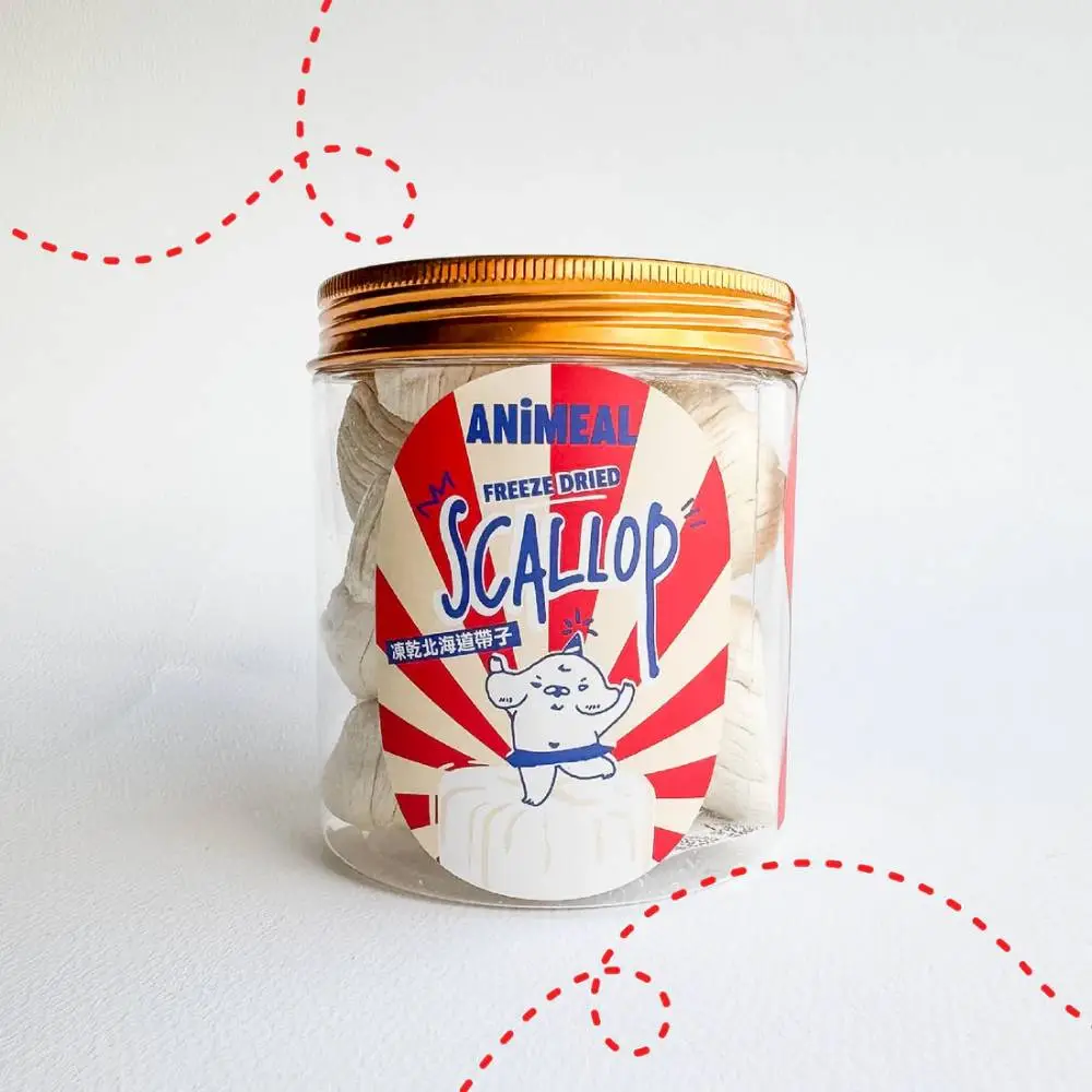 Animeal 凍乾北海道2S帶子 高透樽裝 80g