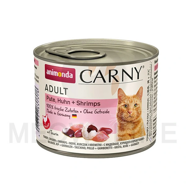 Animonda Carny 成貓系列 | 火雞+雞+蝦 200g