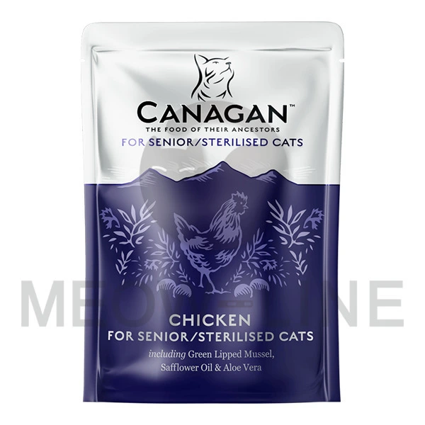 Canagan Chicken For Senior/Sterilised Cats 雞肉(老貓用)濕包 85g