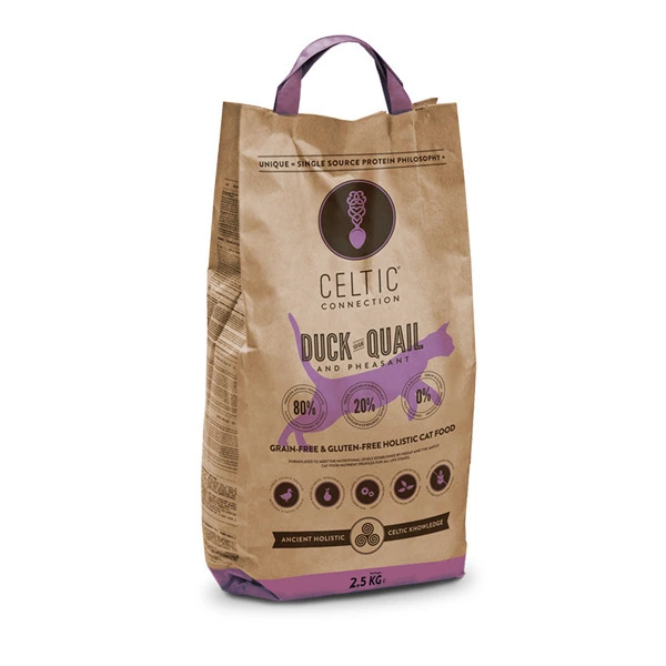 Celtic Connection 鴨肉／鵪鶉／野雞無穀防敏感全貓糧 2.5KG