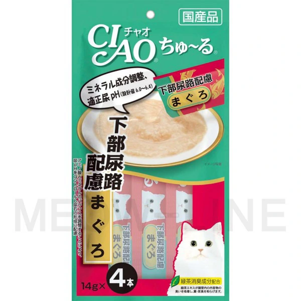 Ciao 吞拿魚醬(防尿石)(4支)