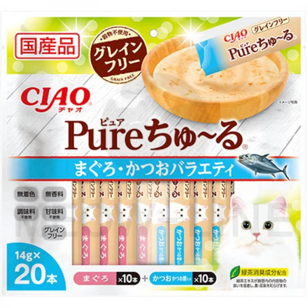 Ciao 【無添加】Pure超奴 吞拿魚雜錦 Party 20P