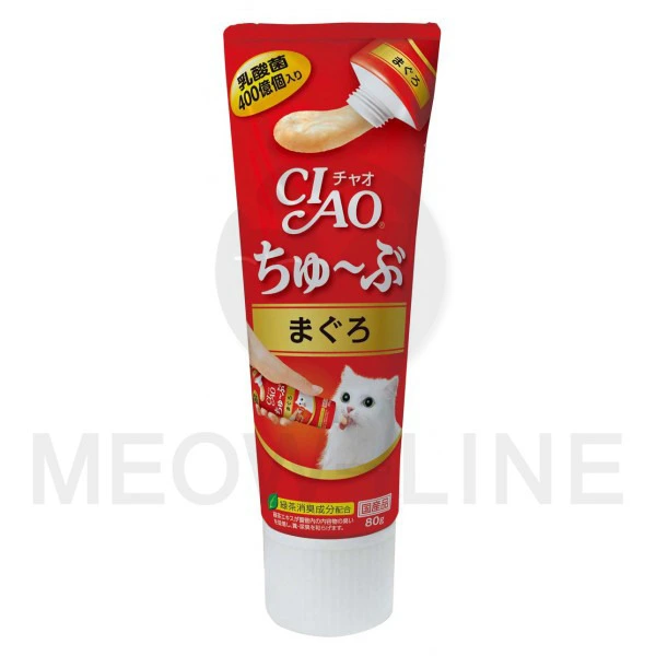 Ciao 【牙膏裝】吞拿魚醬 400億個乳酸菌 80g