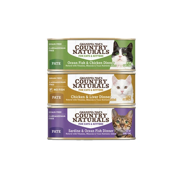 Country Naturals 【自選組合24罐】無穀物貓罐頭 5.5oz x 24