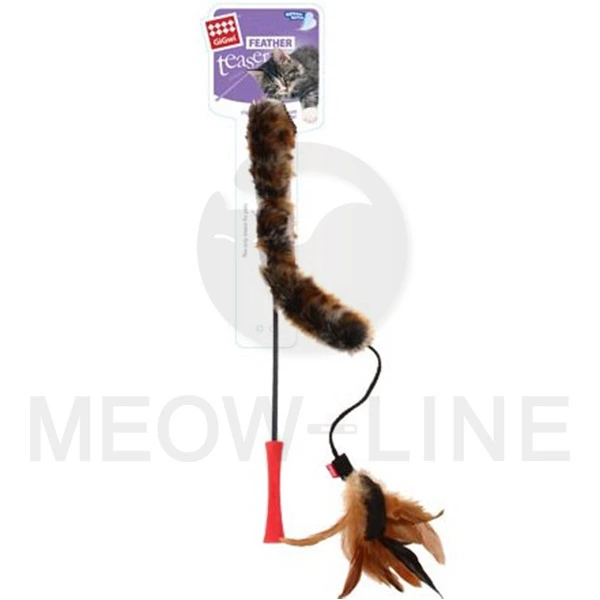 GiGwi 【Feather Teaser魔力貓棒】長毛絨