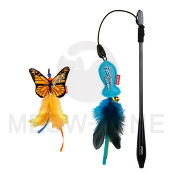 GiGwi 【Feather Teaser魔力貓棒】伸縮貓棒