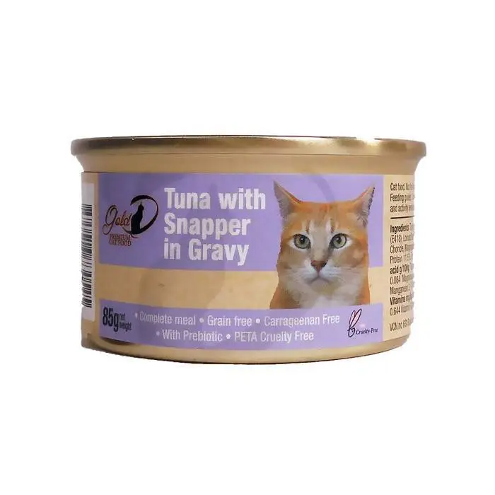 Gold-D Tuna Snapper Cat Canned 吞拿魚紅鯛貓罐頭 85g