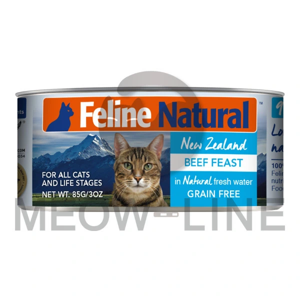 K9 Natural F9 Beef 牛肉盛宴貓罐頭(藍色) 170g