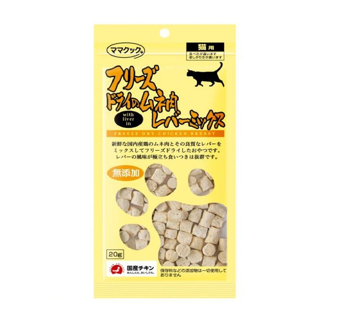 Mamacook 但馬高原 日本凍乾雞胸 + 雞肝小食18g