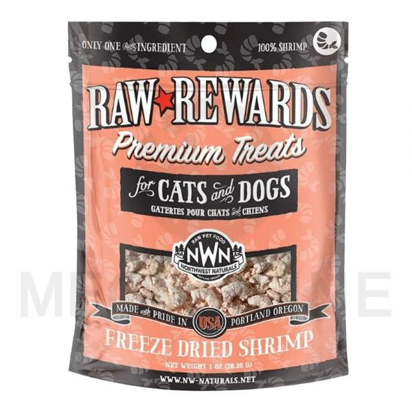 Northwest Naturals 凍乾貓狗小食 - 脫水蝦 1oz