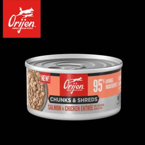 Orijen 奢華鮮肉 三文魚+雞肉 成貓主食罐 85g