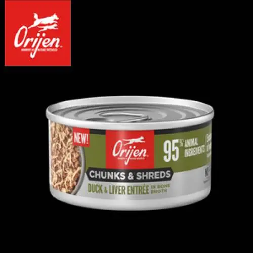 Orijen 奢華鮮肉 鴨肉+雞肝 成貓主食罐 85g