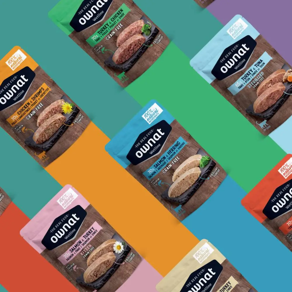 Ownat 自選12包- 無穀物貓主食濕包 