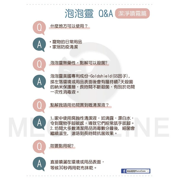 PositiveCare 【抗菌清潔】Cleaner + Sanitiser Spray 抗菌潔淨噴霧 180ml