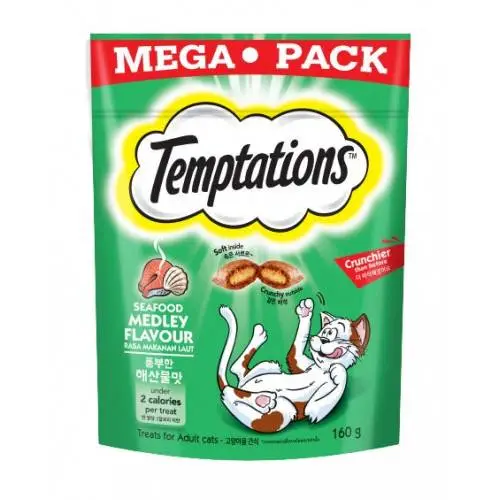 Temptation 貓餅餅 海鲜百匯口味 160g 