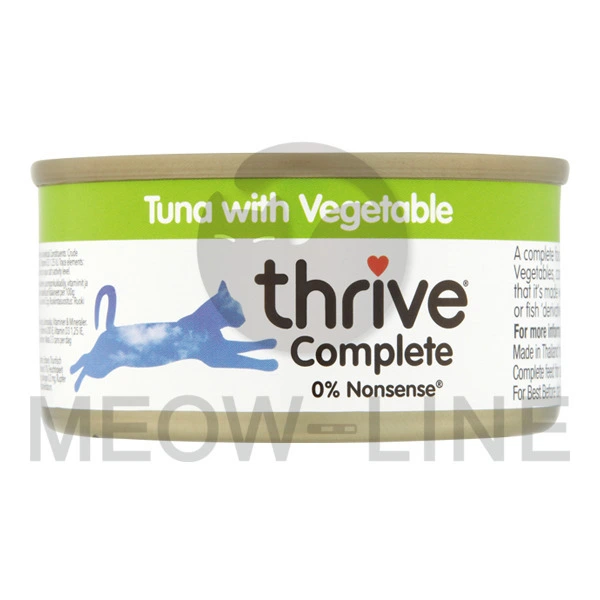 Thrive Tuna With Vegetable 整全膳食吞拿魚 + 蔬菜貓罐頭 75g