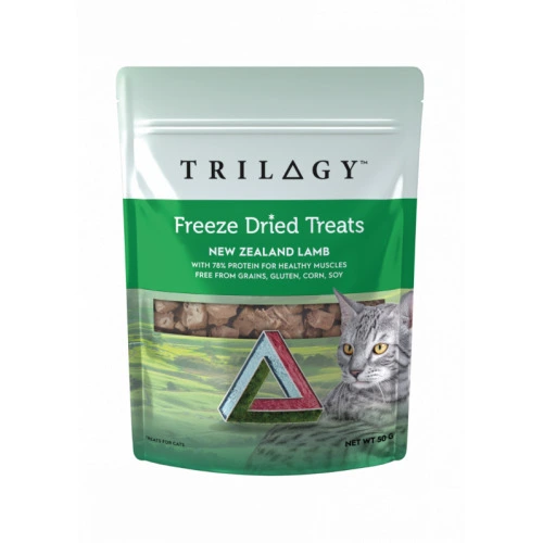 Trilogy 奇境 返好少.每人限買2包- 凍乾袋羊肺貓小食 50g