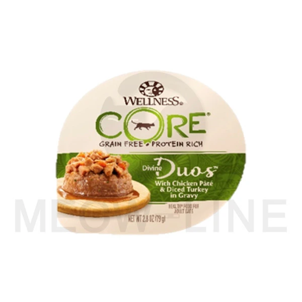 Wellness (低磷)Divine Duos™ 雞茸配火雞肉丁滋味杯 2.8oz