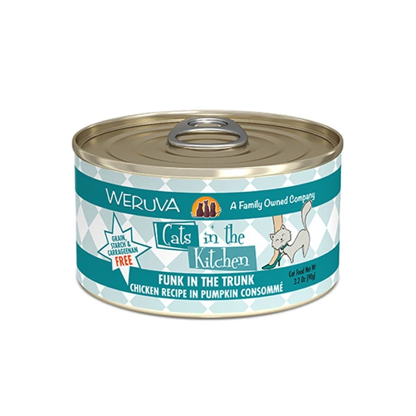 Weruva 廚房系列 雞湯、無骨及去皮雞胸肉、南瓜(藍罐) 90g