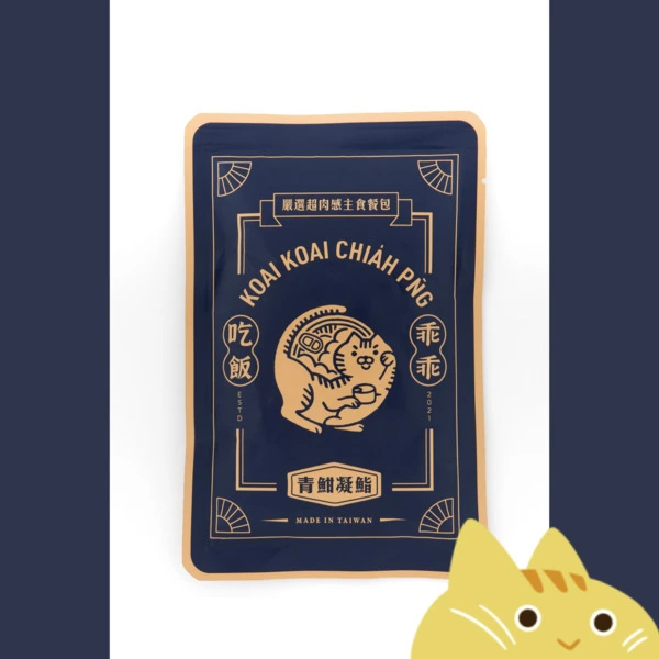 乖乖吃飯  超肉感主食餐包- 青魽凝鮨 100g