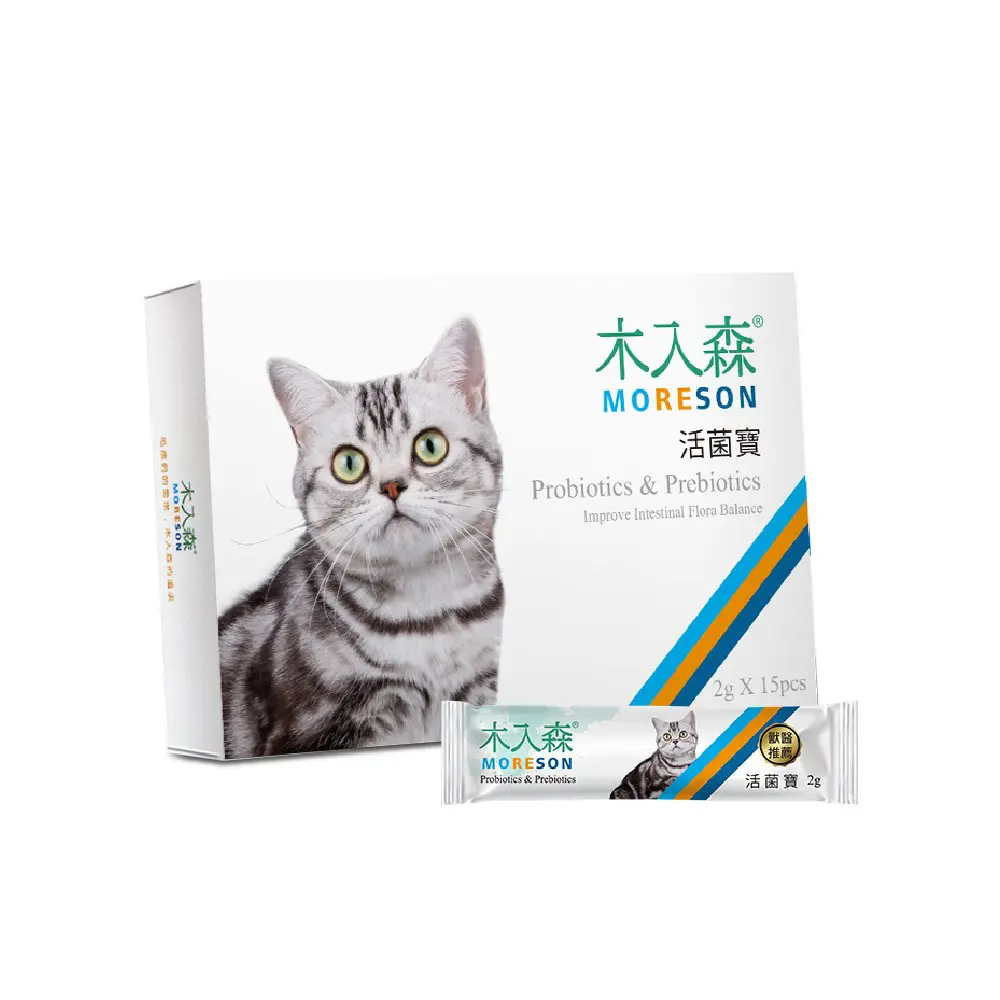 木入森Moreson 貓咪活菌寶 益生菌15包