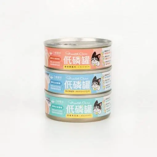 汪喵星球 護腎-低磷低蛋白主食罐 | 80g 青花魚