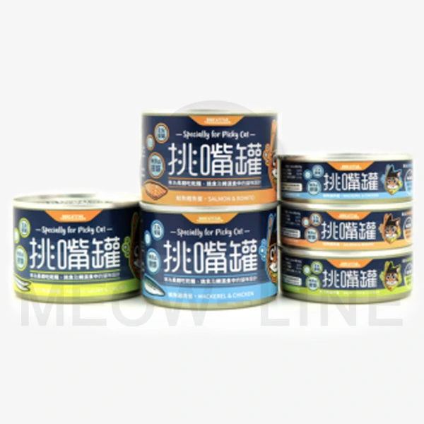 汪喵星球 挑嘴貓主食罐 鯖魚雞肉 80g