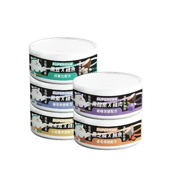 陪心寵糧 【自選24罐】小黑輕脂罐 