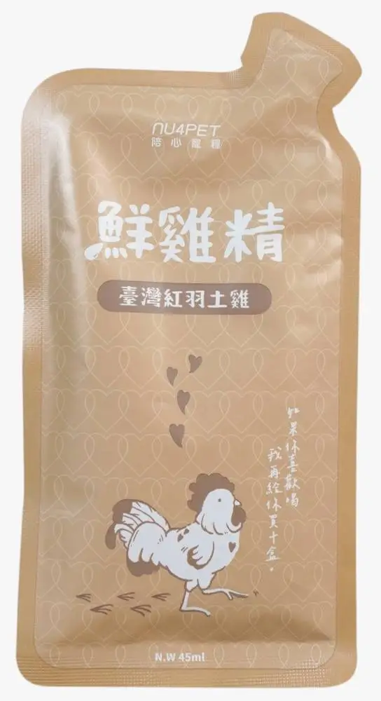 陪心寵糧 食補湯包-滴雞精 45ml (懷孕及幼貓補給)