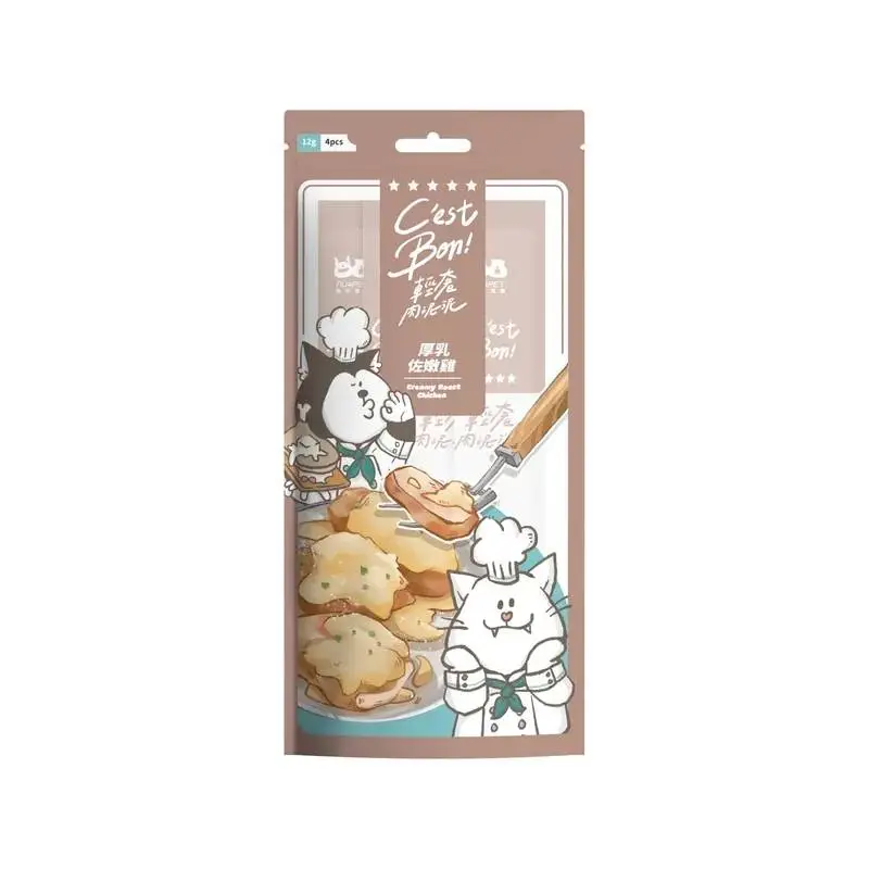 陪心寵糧 無味精醬醬- 厚乳佐嫩雞12g x 4(免疫力配方)