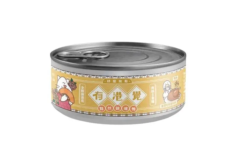 陪心寵糧  有港覺肉絲主食罐 - 黯然銷魂鴨80g