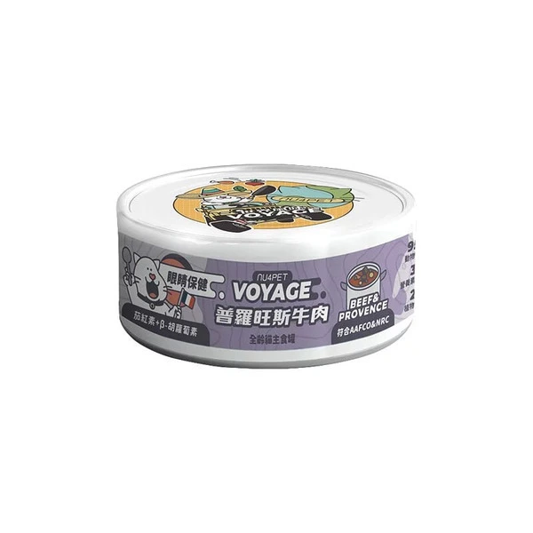 陪心寵糧 世界風貓咪主食罐【法式普羅旺斯牛肉】80g